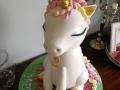 Baby Unicorn birthday cake with sprinkles