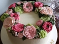Buttercream floral cake
