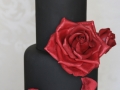 Black-wedding-cake-close-up